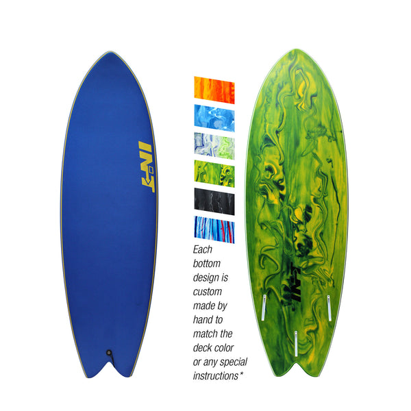 5'10" Fish - Blue