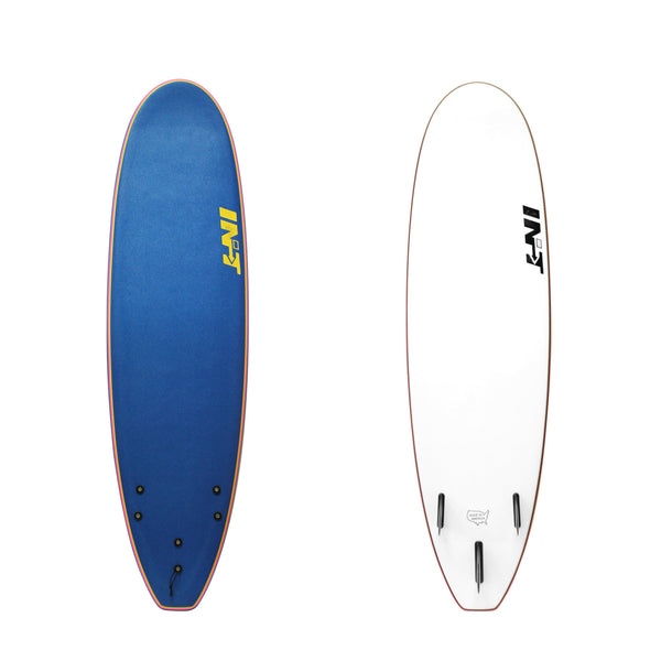 7'0" Fun Board - Blue front/back