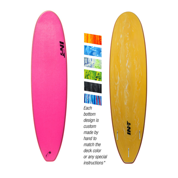 8'0" Semi-Longboard - Pink