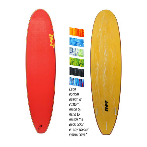 8'0" Semi-Longboard - Red