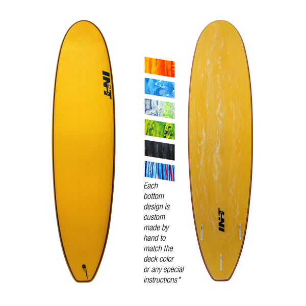 8'0" Semi-Longboard - Yellow