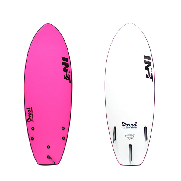 4'10" Real Black Ball Beater - Pink