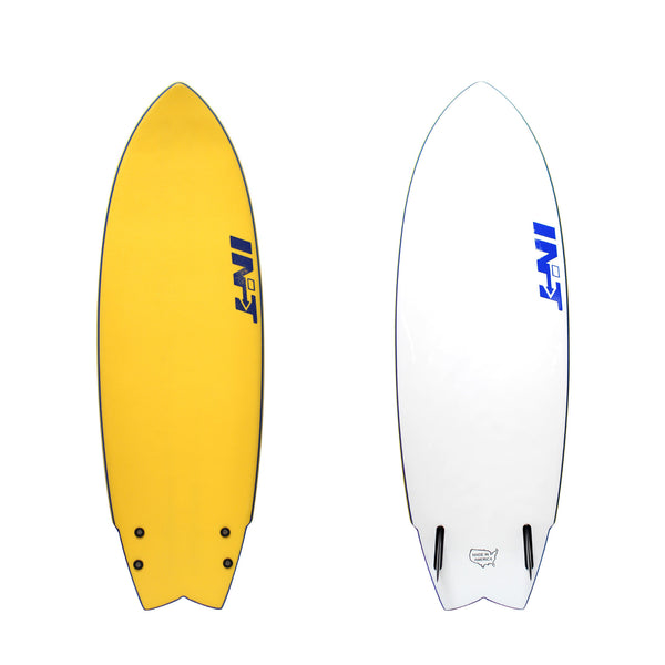 5'4" Retro - Yellow Front/Back